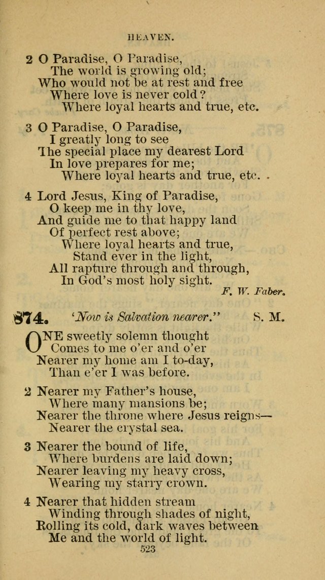 Hymn-Book of the Evangelical Association page 534