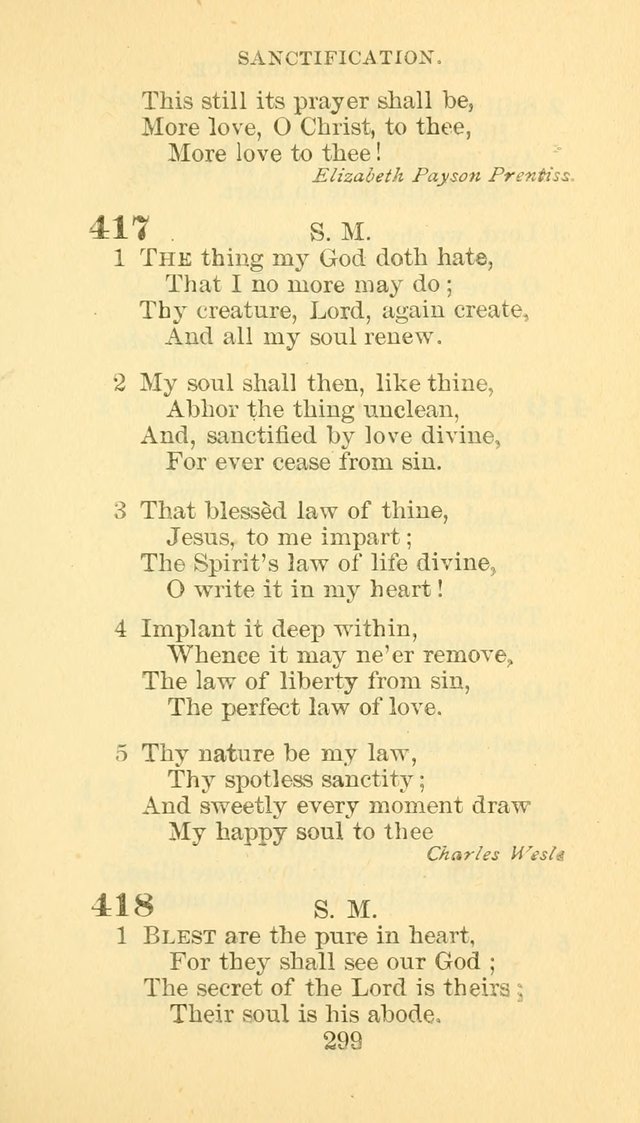 Hymn Book of the Methodist Episcopal Church, South page 306