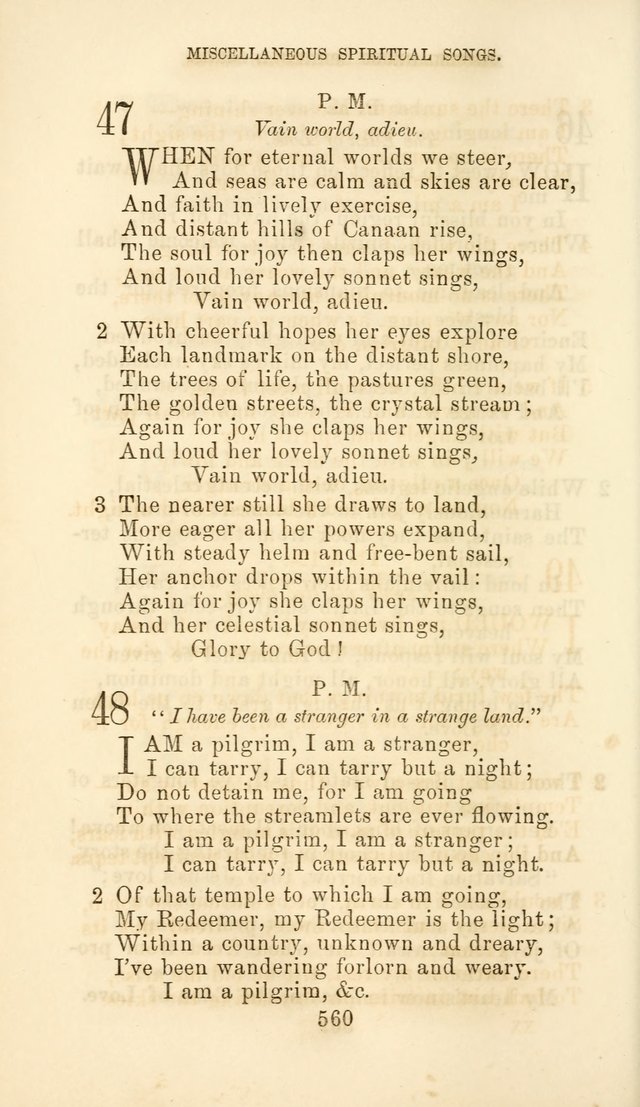 Hymn Book of the Methodist Protestant Church page 567