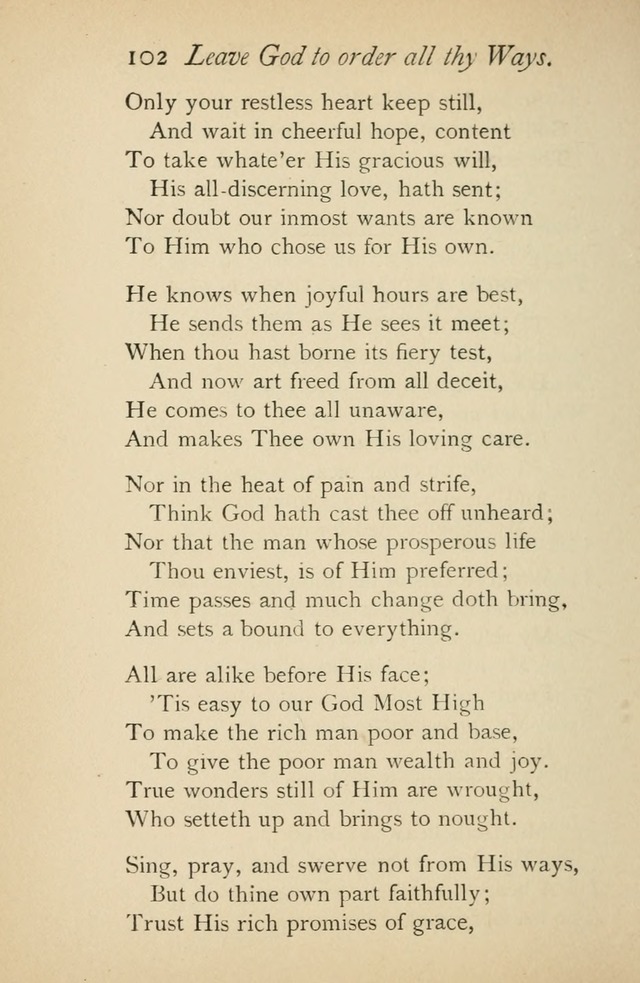 A Handy Book of Old and Familiar Hymns page 102