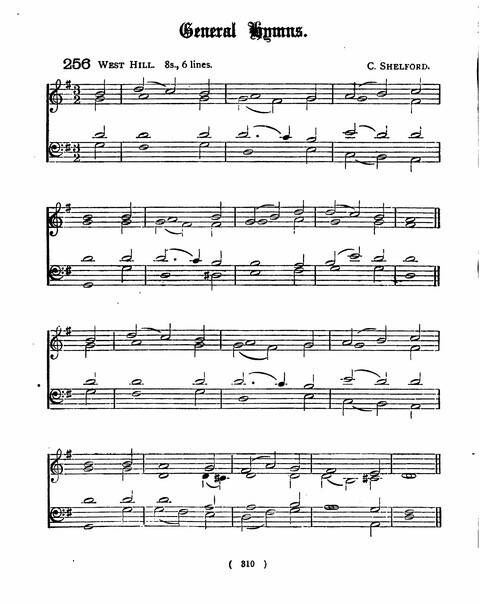 Hymns for the Children of the Church: with accompanying tunes page 310