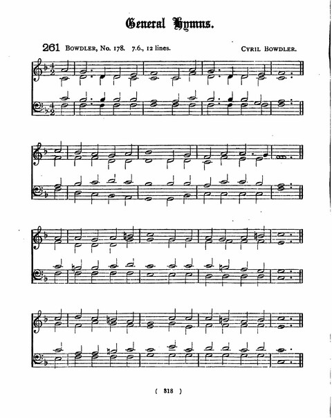 Hymns for the Children of the Church: with accompanying tunes page 318