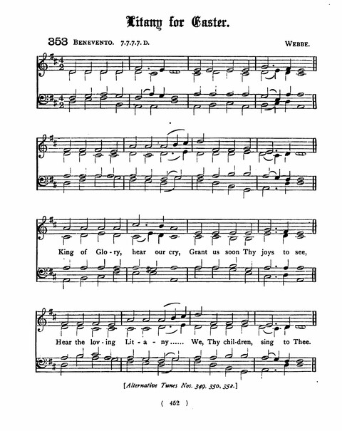 Hymns for the Children of the Church: with accompanying tunes page 452