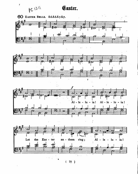 Hymns for the Children of the Church: with accompanying tunes page 72