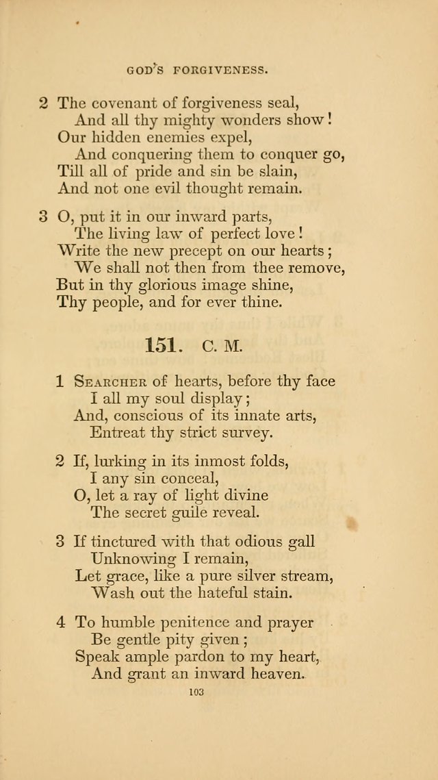 Hymns for the Church of Christ. (6th thousand) page 103