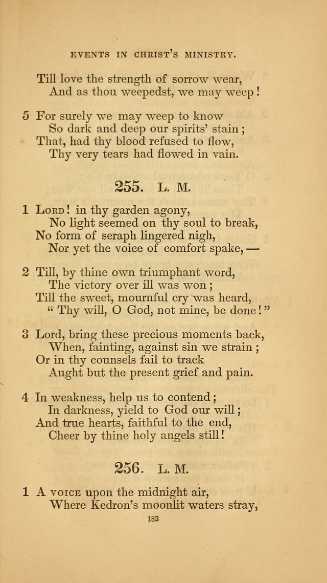 Hymns for the Church of Christ. (6th thousand) page 183