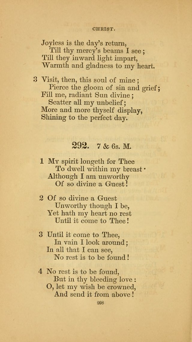 Hymns for the Church of Christ. (6th thousand) page 208