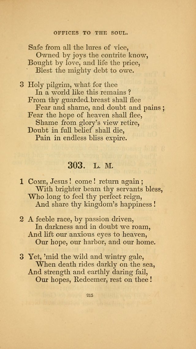 Hymns for the Church of Christ. (6th thousand) page 215