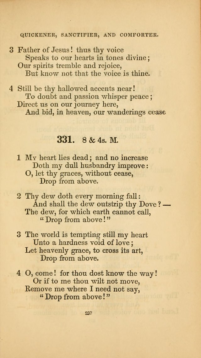 Hymns for the Church of Christ. (6th thousand) page 237