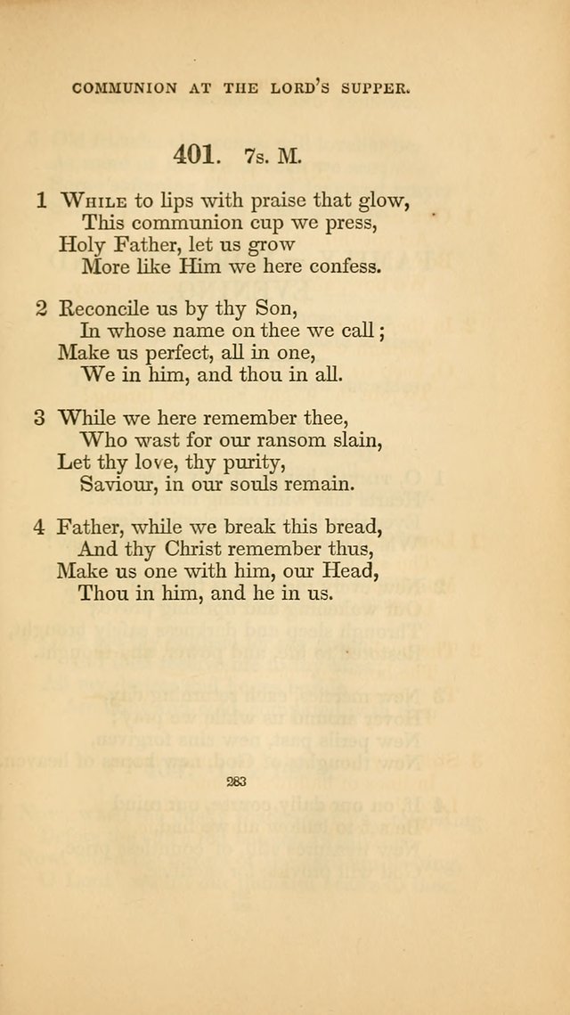 Hymns for the Church of Christ. (6th thousand) page 283