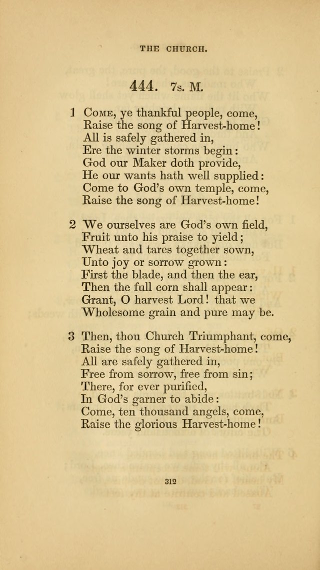 Hymns for the Church of Christ. (6th thousand) page 312