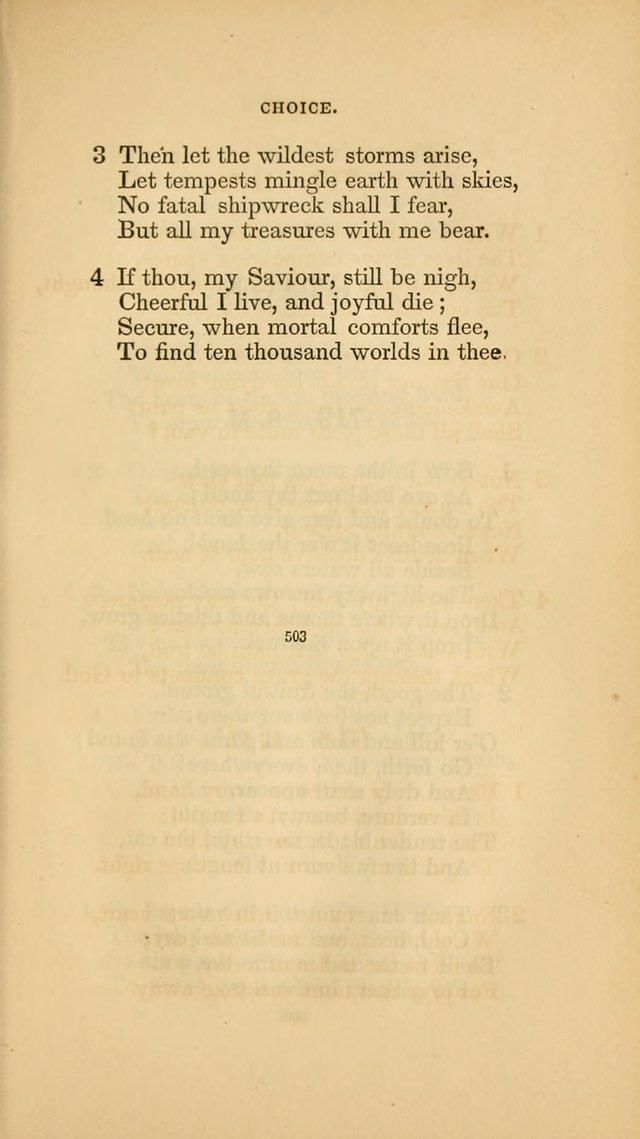 Hymns for the Church of Christ. (6th thousand) page 503