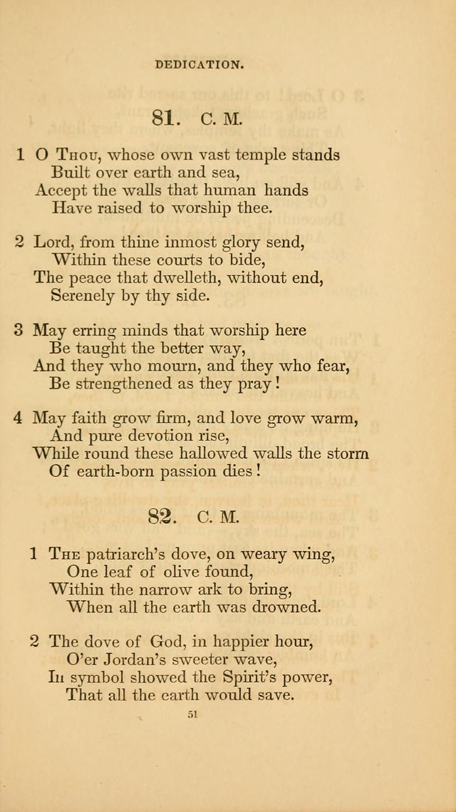 Hymns for the Church of Christ. (6th thousand) page 51