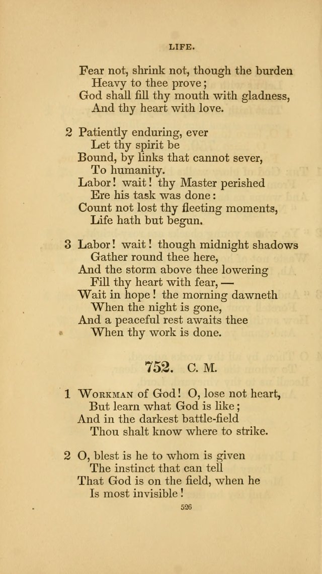 Hymns for the Church of Christ. (6th thousand) page 526