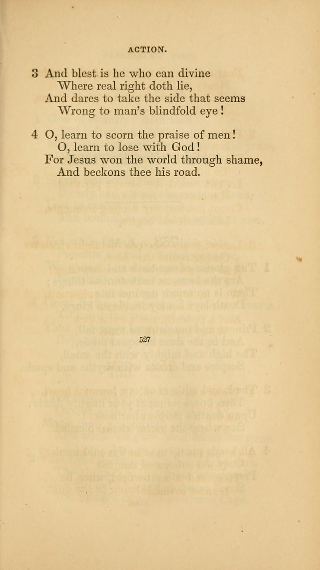Hymns for the Church of Christ. (6th thousand) page 527