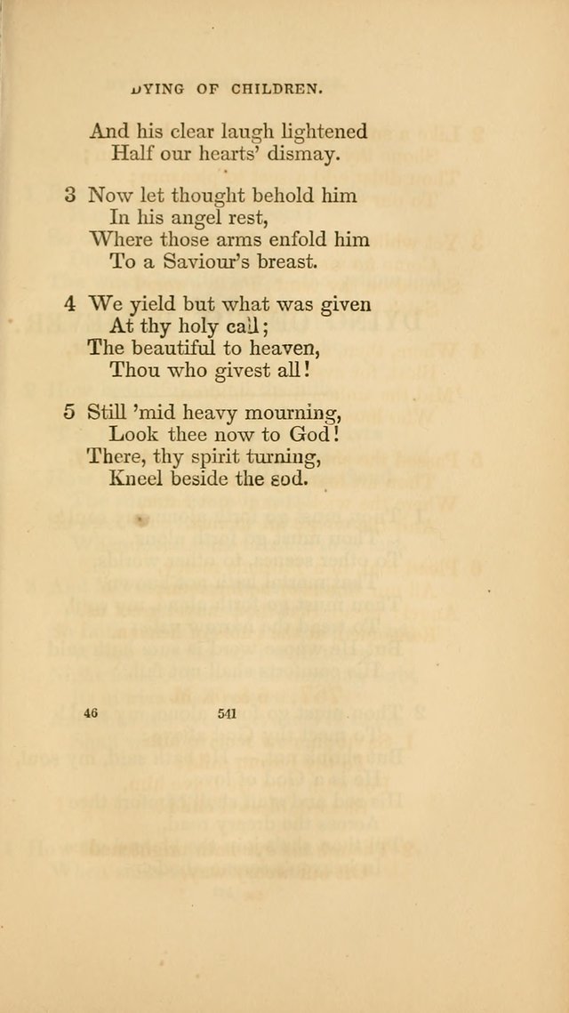 Hymns for the Church of Christ. (6th thousand) page 541
