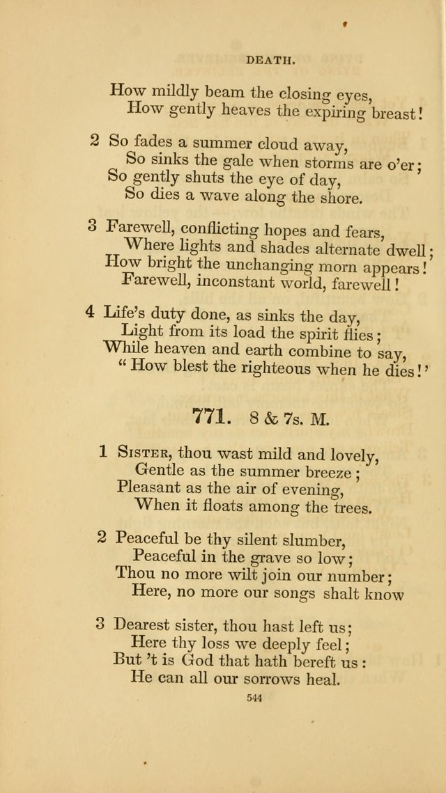 Hymns for the Church of Christ. (6th thousand) page 544