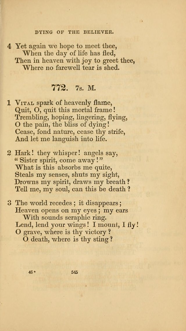 Hymns for the Church of Christ. (6th thousand) page 545