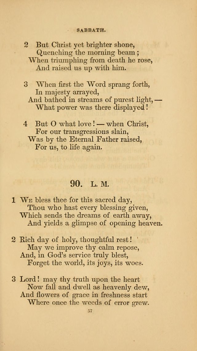 Hymns for the Church of Christ. (6th thousand) page 57