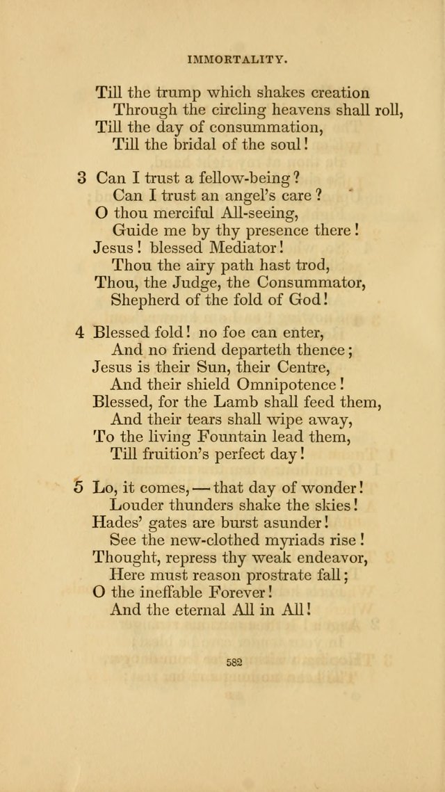 Hymns for the Church of Christ. (6th thousand) page 582