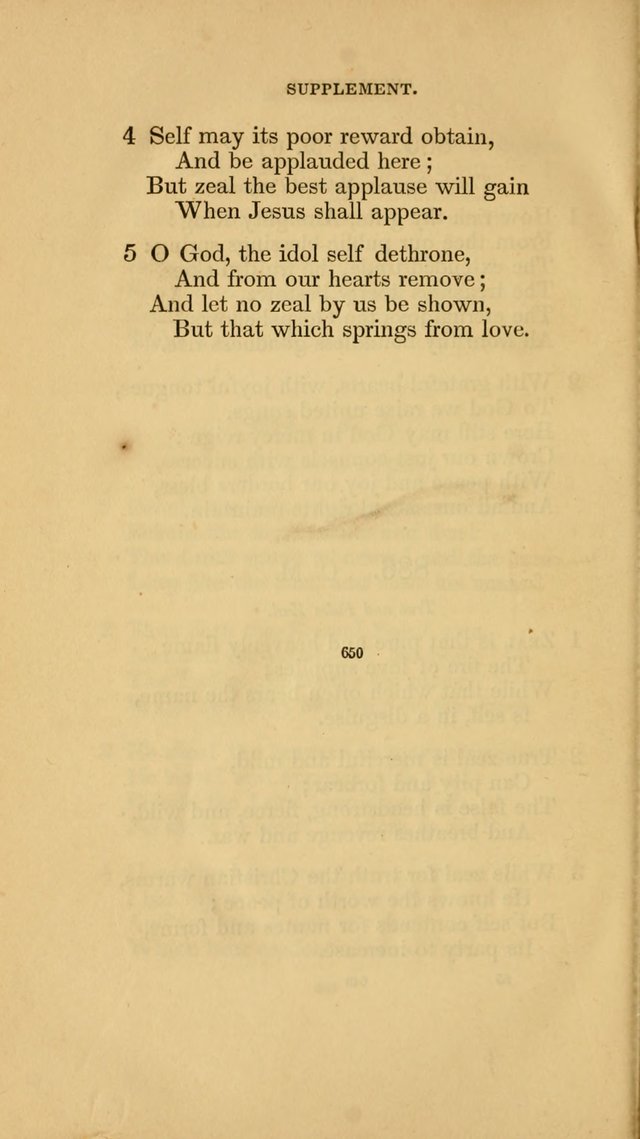 Hymns for the Church of Christ. (6th thousand) page 650
