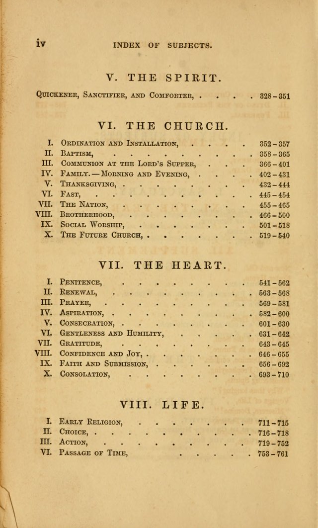 Hymns for the Church of Christ. (6th thousand) page x