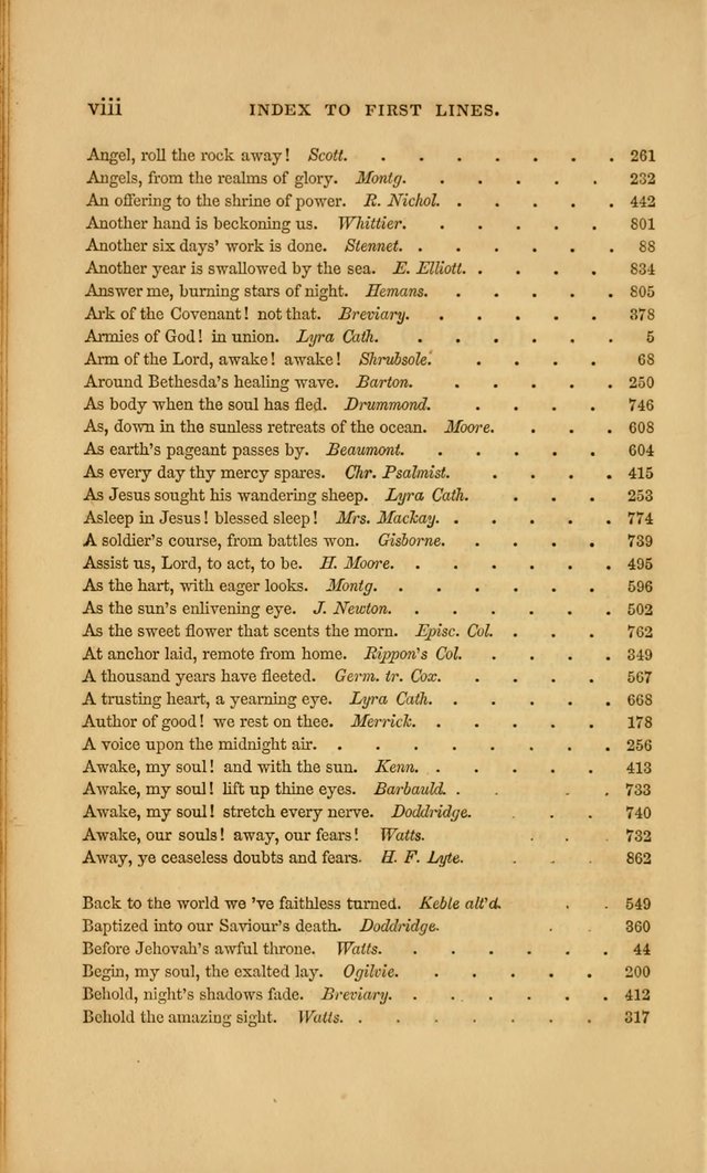 Hymns for the Church of Christ. (6th thousand) page xiv