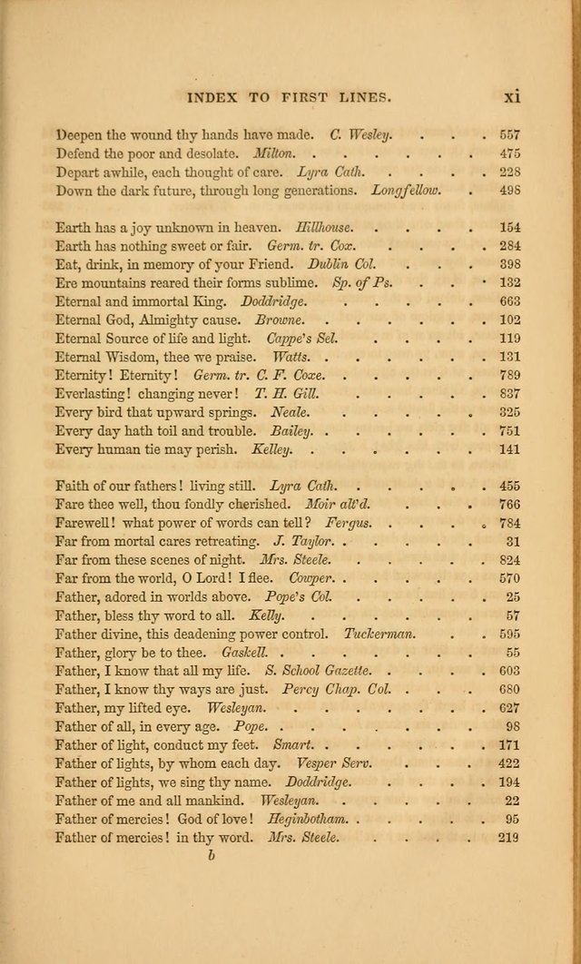 Hymns for the Church of Christ. (6th thousand) page xvii