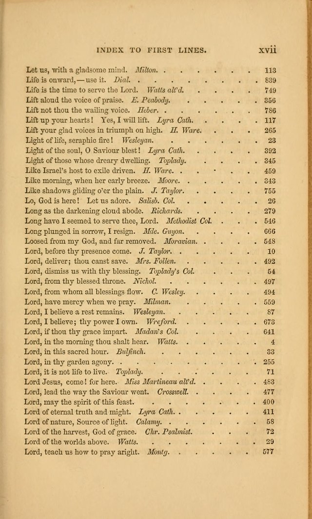 Hymns for the Church of Christ. (6th thousand) page xxiii