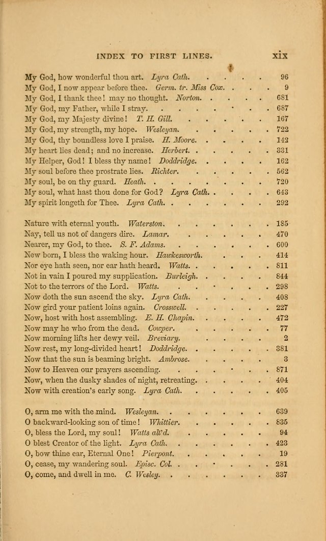 Hymns for the Church of Christ. (6th thousand) page xxv