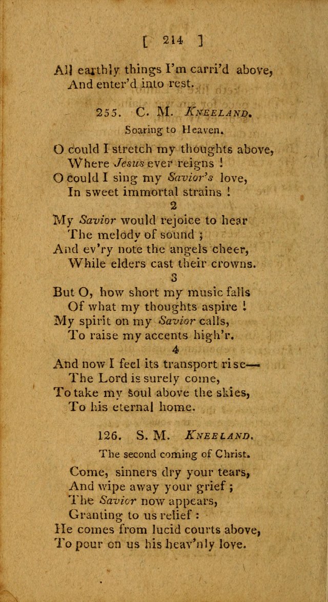 Hymns: composed by different authors, by order of the General Convention of Universalists of the New-England States and Others. Adapted to public and private devotion page 214