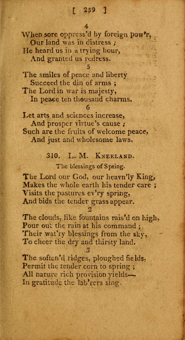 Hymns: composed by different authors, by order of the General Convention of Universalists of the New-England States and Others. Adapted to public and private devotion page 259