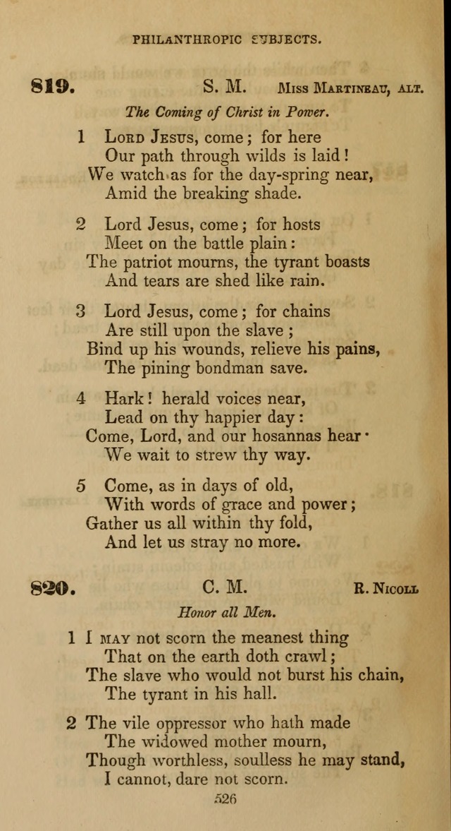 Hymns for Christian Devotion: especially adapted to the Universalist denomination page 516
