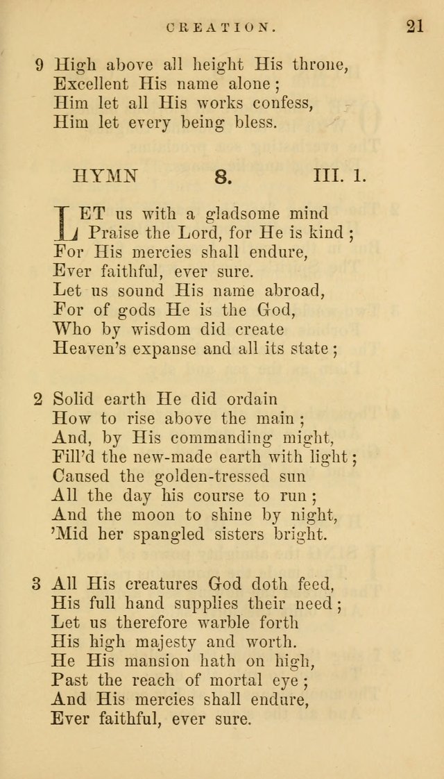 Hymns for Church and Home page 21