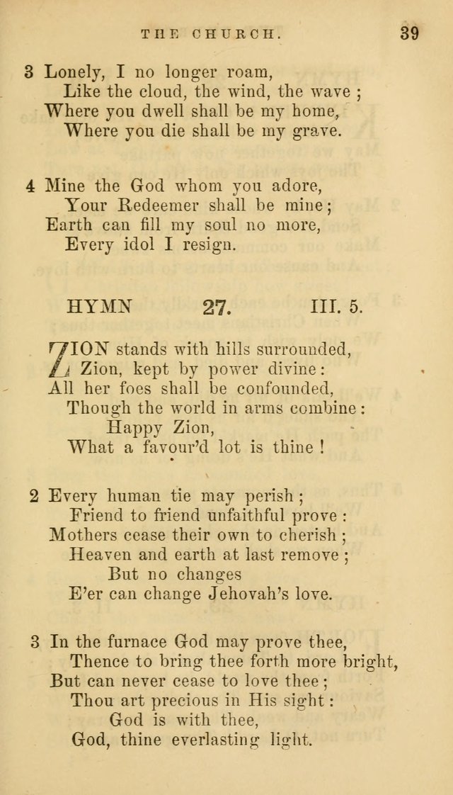 Hymns for Church and Home page 39