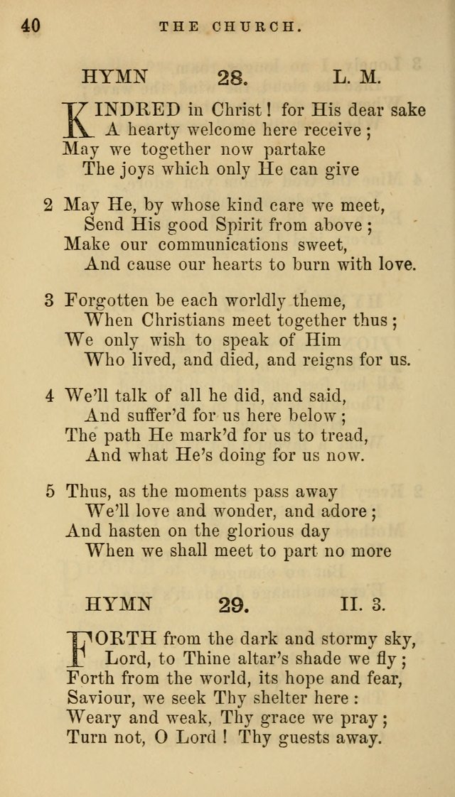 Hymns for Church and Home page 40