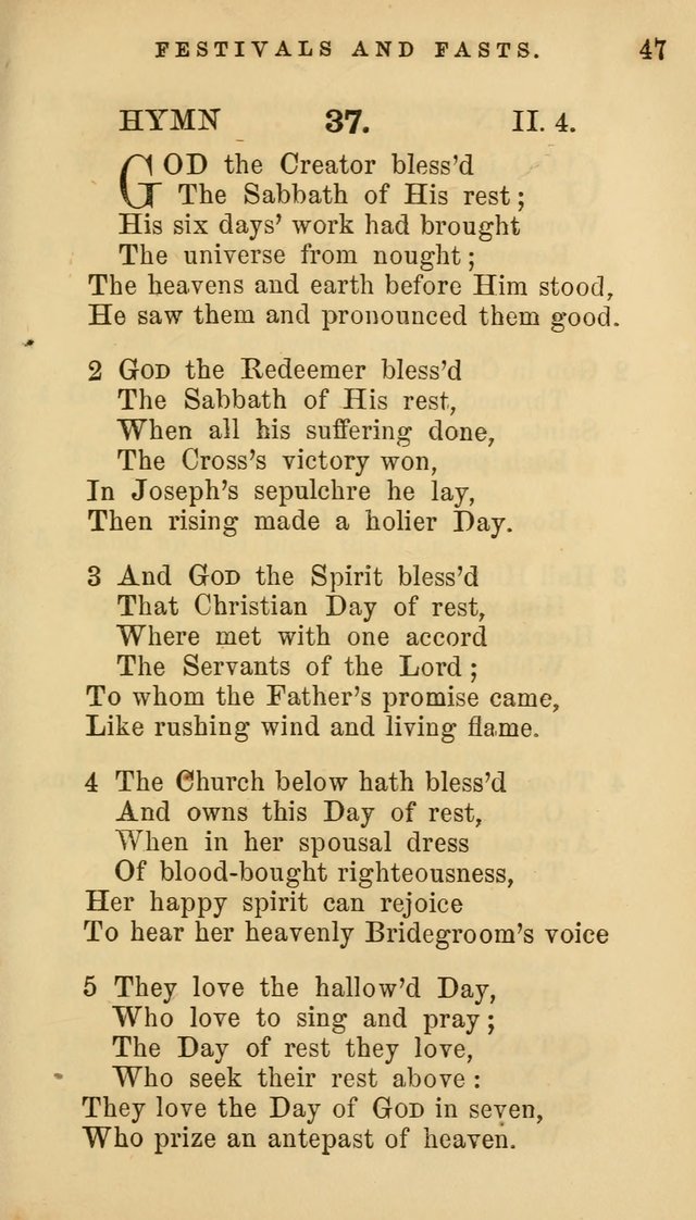 Hymns for Church and Home page 47