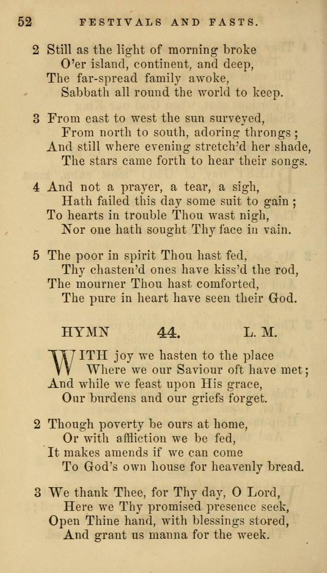 Hymns for Church and Home page 52