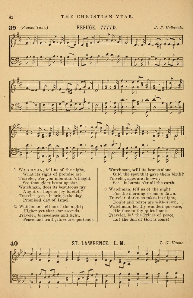 Hymnal Companion to the Prayer Book: suited to the special seasons of the Christian year, and other occasions of public worship, as well as for use in the Sunday-school...With accompanying tunes page 43