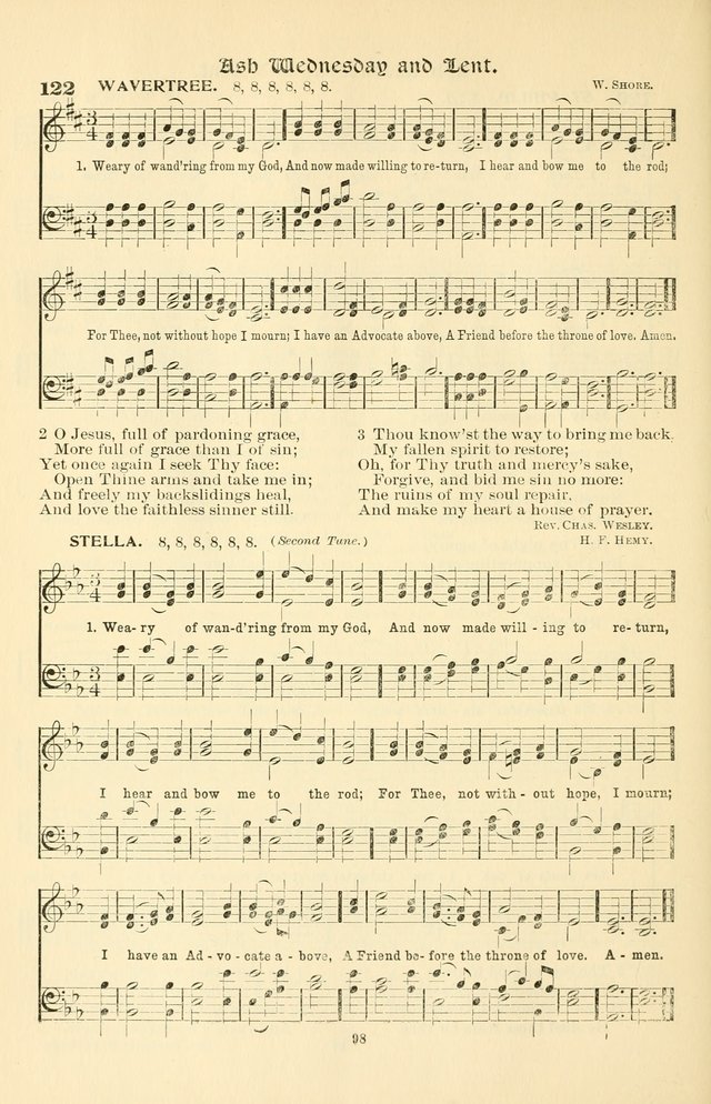 Hymnal Companion to the Prayer Book: with accompanying tunes page 100