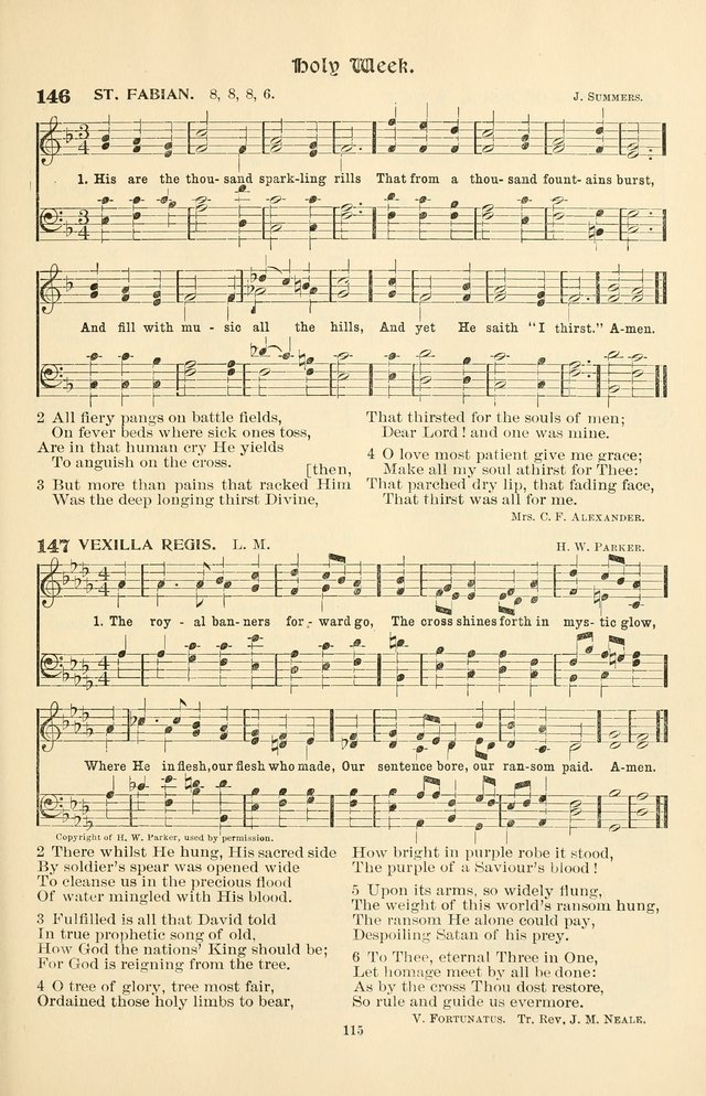 Hymnal Companion to the Prayer Book: with accompanying tunes page 117