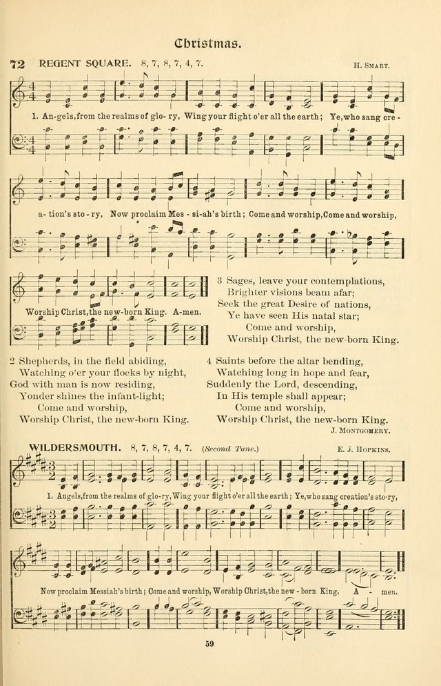 Hymnal Companion to the Prayer Book: with accompanying tunes page 61