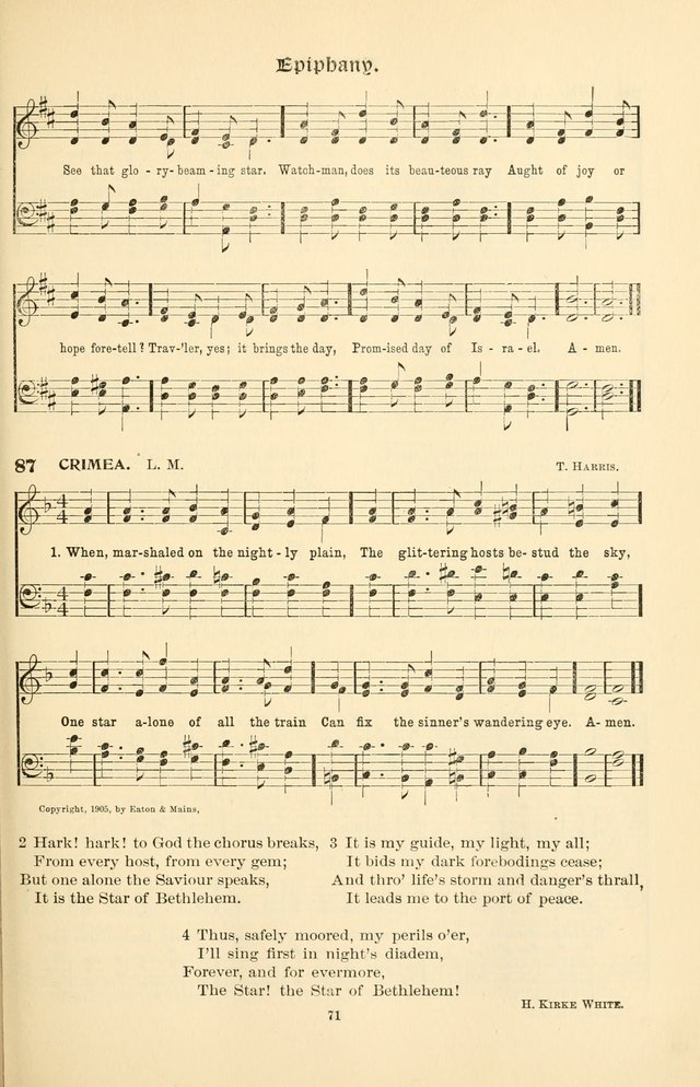 Hymnal Companion to the Prayer Book: with accompanying tunes page 73
