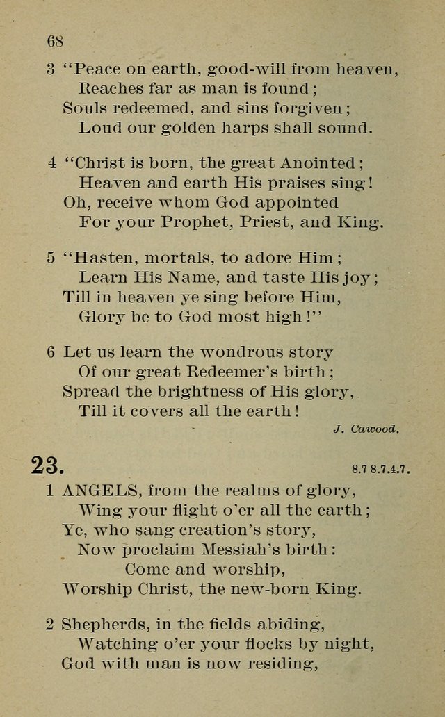 Hymnal: for churches and Sunday-schools of the Augustana Synod page 68