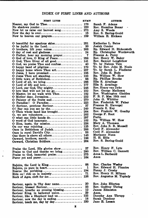 Hymns of the Centuries: Sunday School Edition page xiv