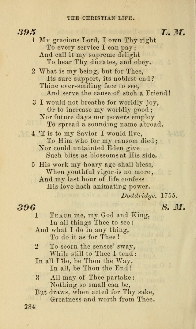 Hymns for the use of the Evangelical Lutheran Church, by the Authority of the Ministerium of Pennsylvania page 284