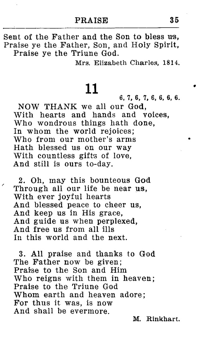 Hymnal for Church and Home (2nd ed.) page 35