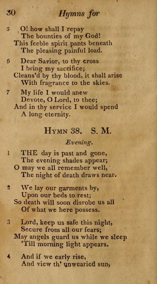 Hymns for Family Worship with Prayers for Every Day in the Week, Selected  from Various Authors page 31