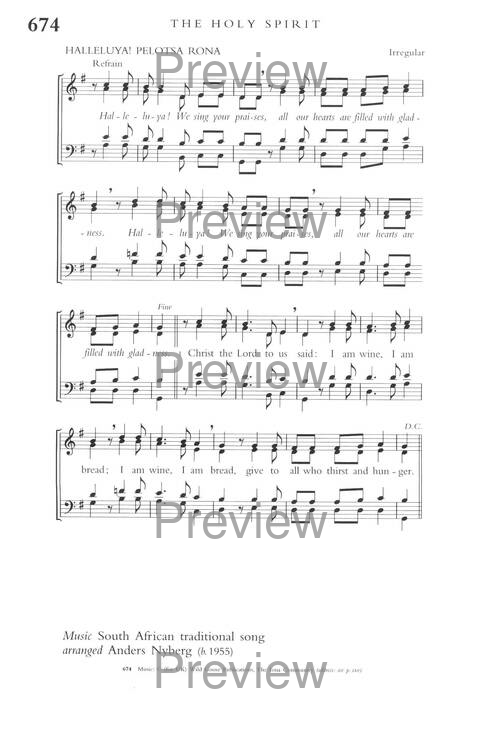 Hymns of Glory, Songs of Praise page 1246