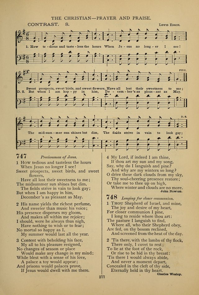 Hymnal of the Methodist Episcopal Church: with tunes page 274
